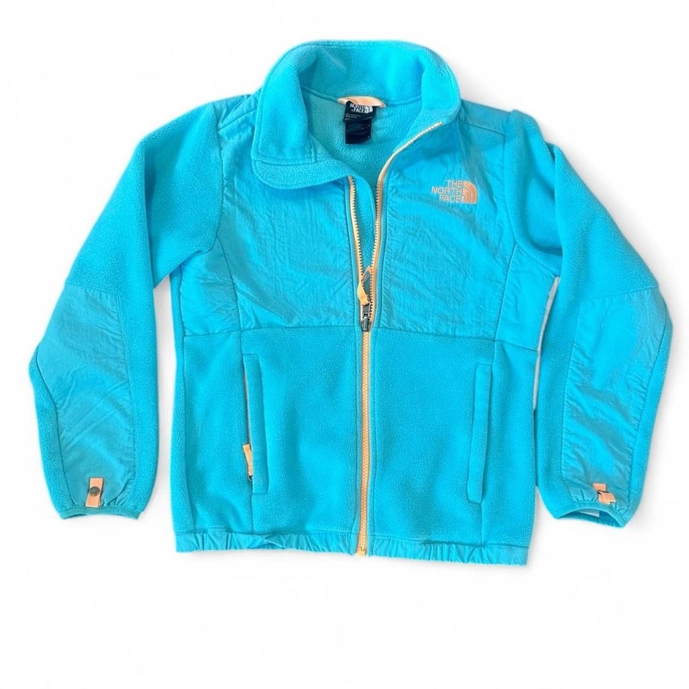 The North Face Big Girls’ Blue Denali Fleece Sweater – Size M (10/12) - Picture 3 of 13